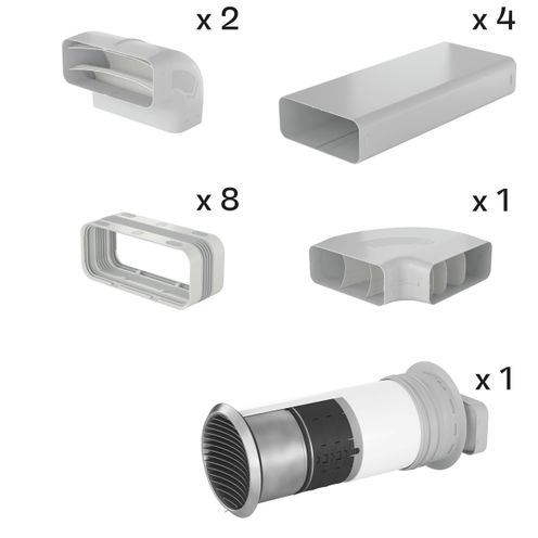 Rørføringspakke Prime 3, for aftræk