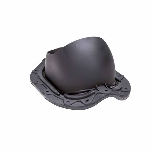 Stål profil taggennemføring Sort