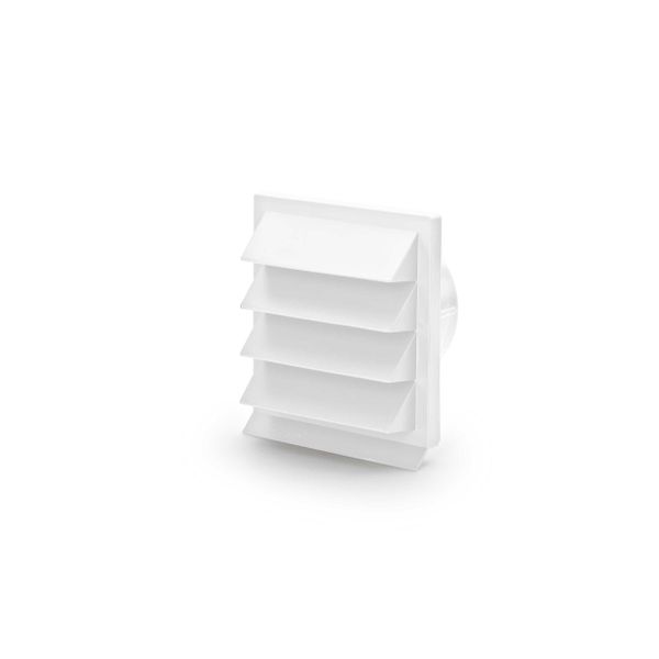 Facaderist Ø125 hvid