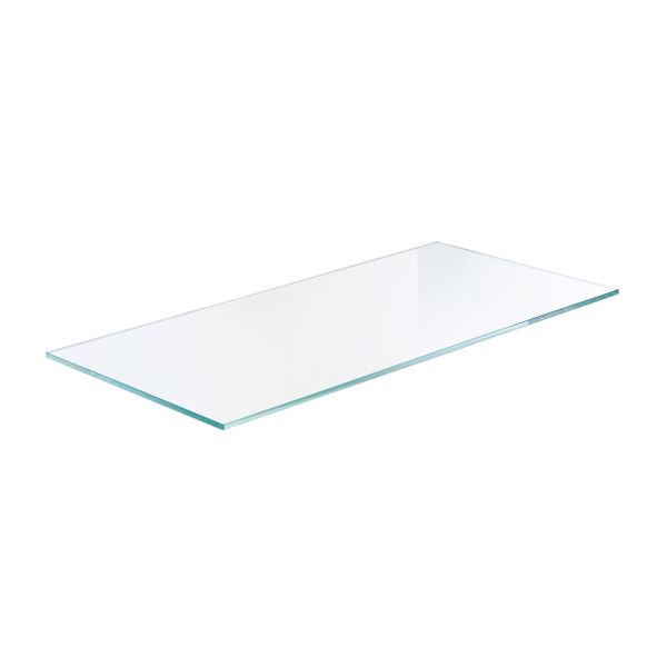 Open Suite hylde i klar glas